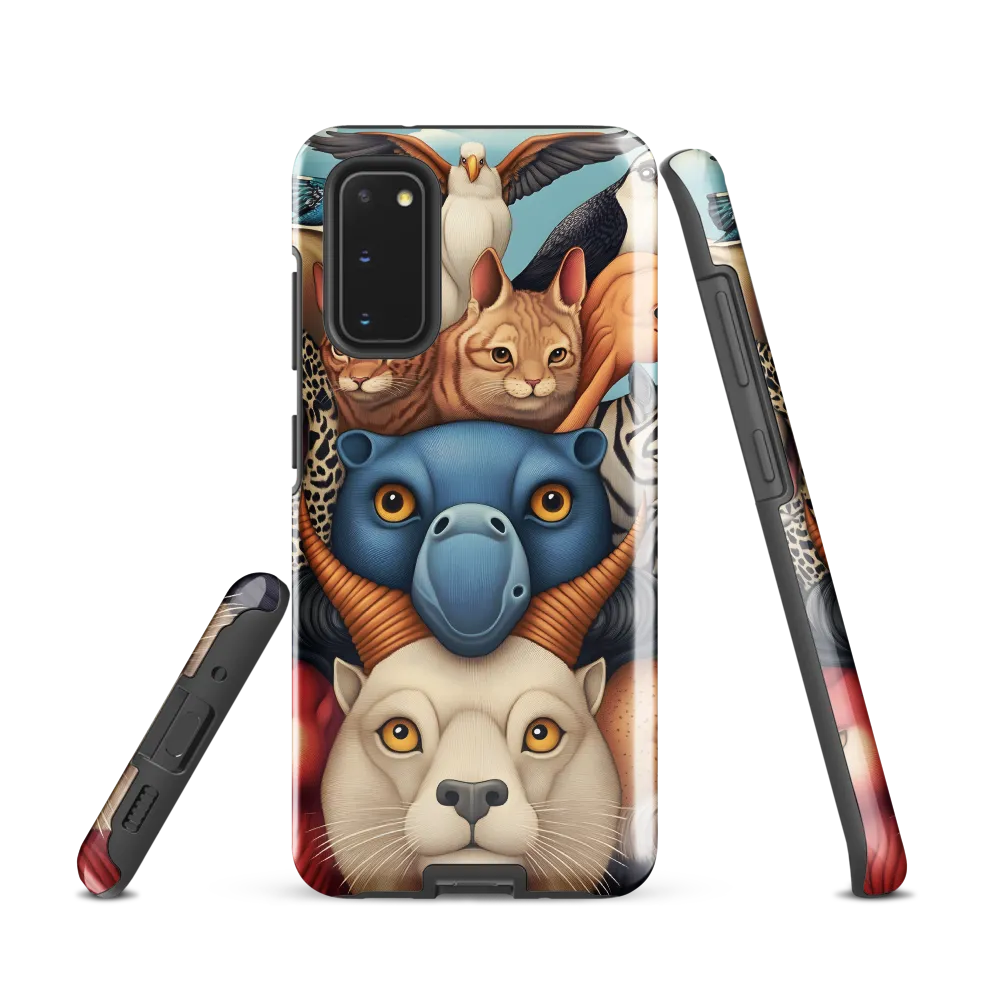 Harmonious Echoes of Wildlife | Phone Case |  S20 | Tough Case | Glossy