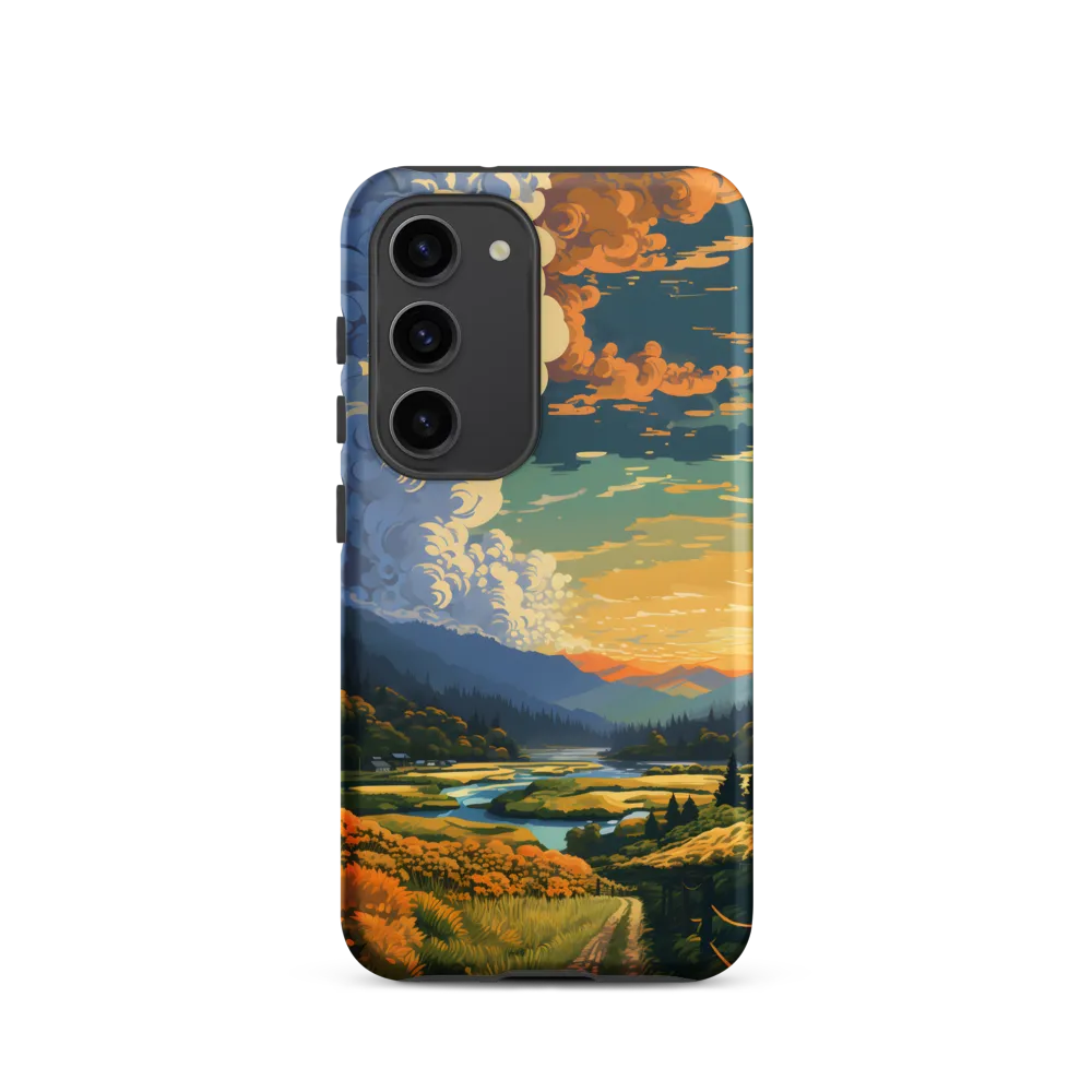 Tranquil Valley at Dusk