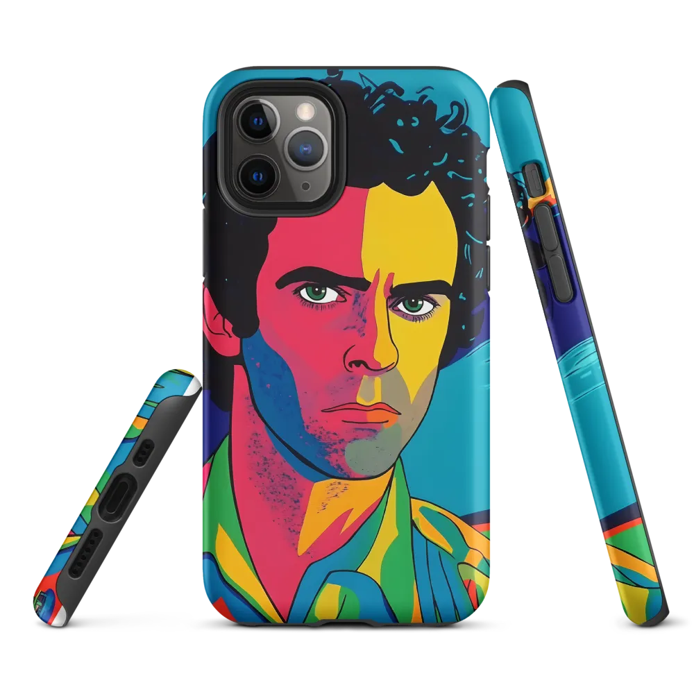 Electric Visage: A Portrait of Vibrance