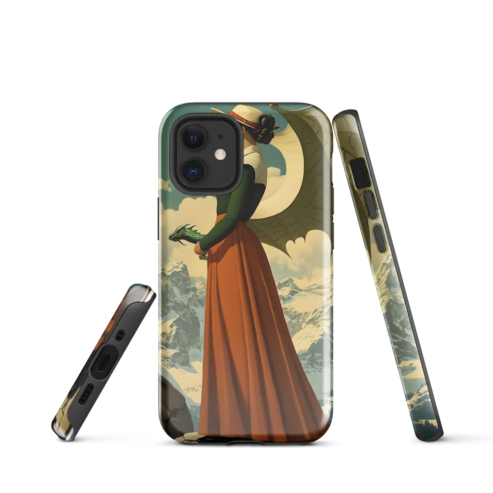 Mystic Harmony: The Dragon Keeper | Phone Case |  12 mini | Tough Case | Glossy