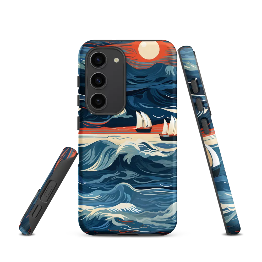 Ocean Whispers: A Voyage at Dusk