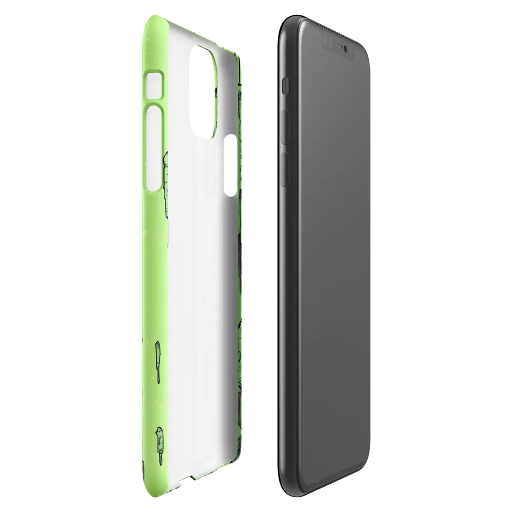 Exploration in a Green Cosmos | Phone Case |  11 Pro Max | Snap Case | Glossy