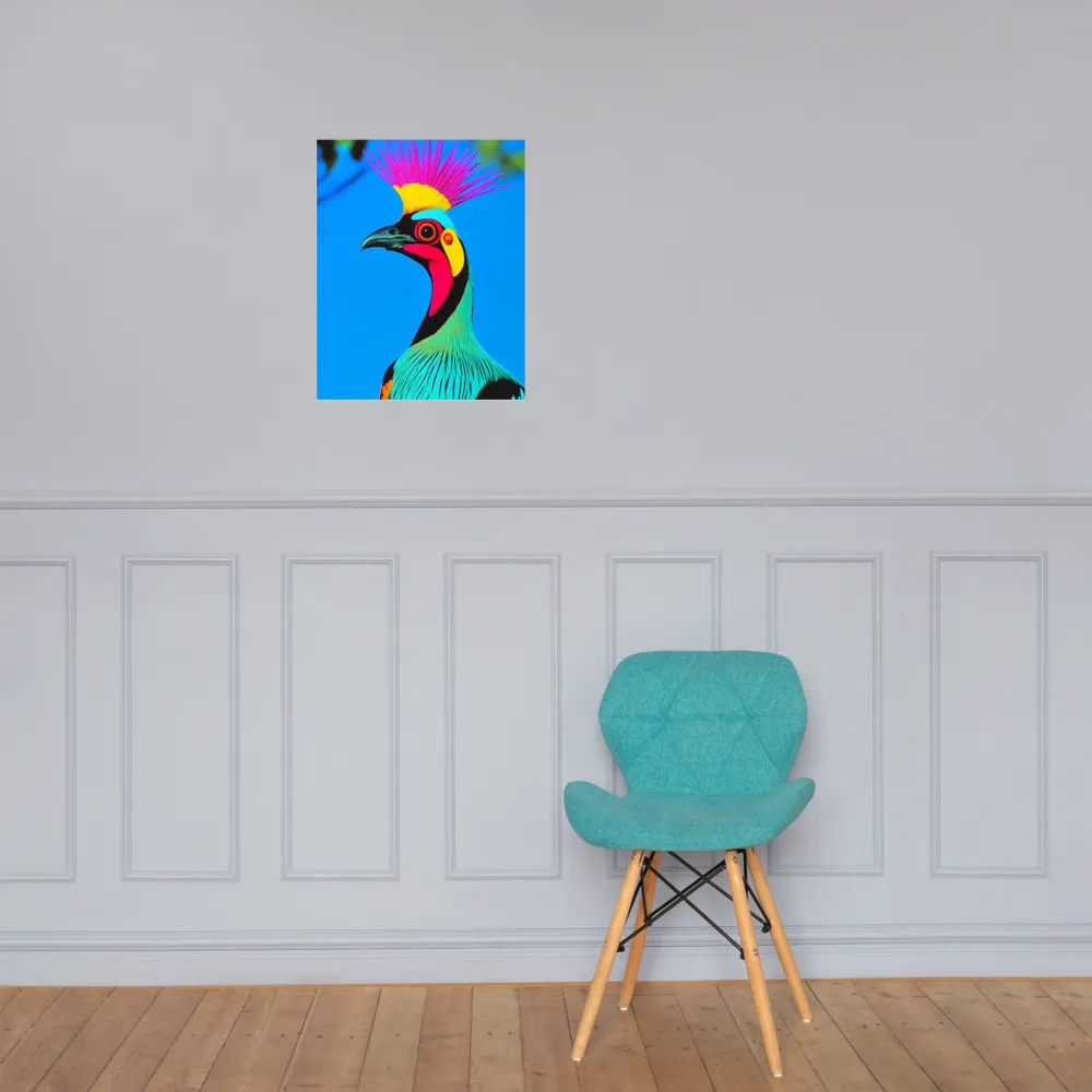 Whimsical Avian Portrait | Poster | 16″×20″