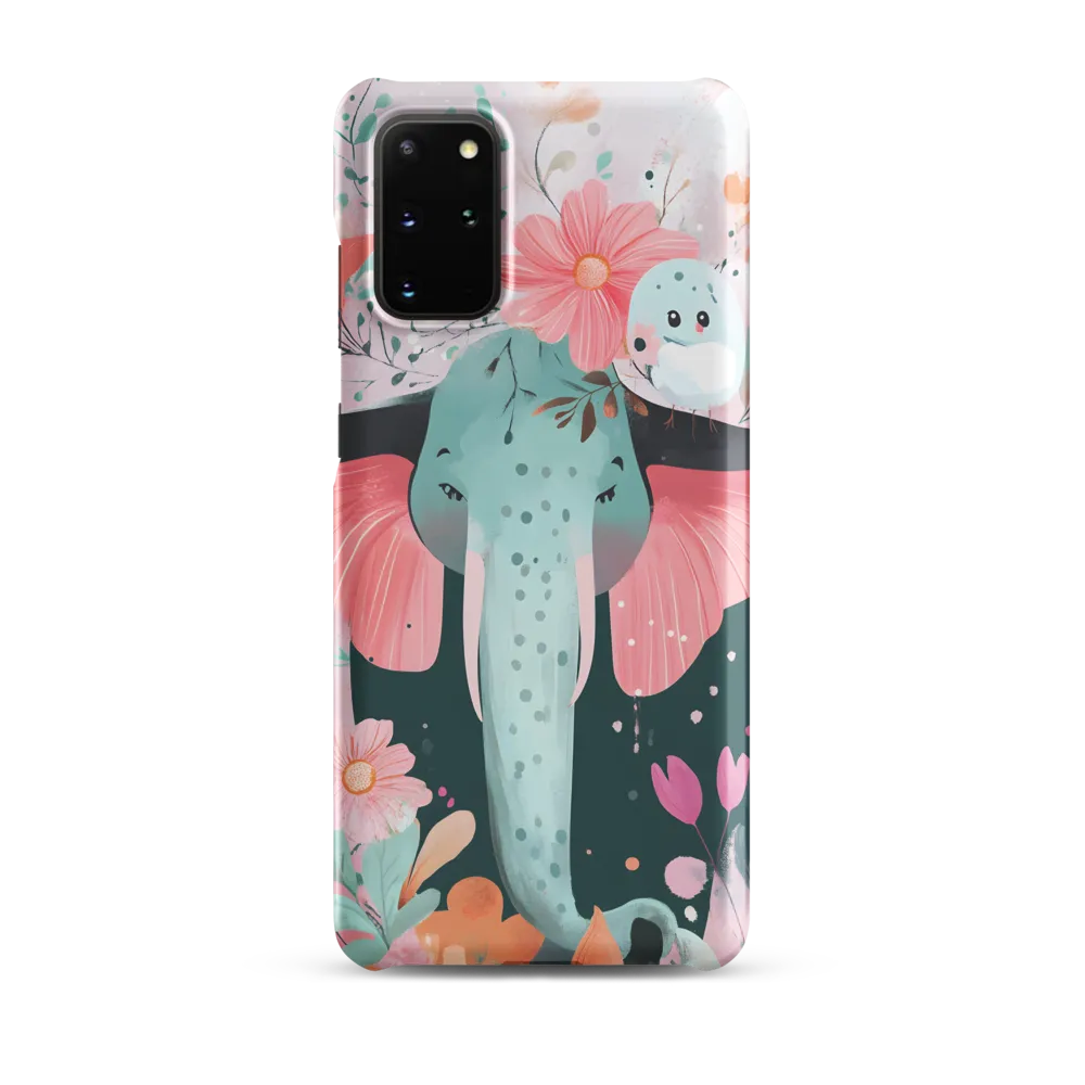 Whimsical Elephant in Bloom