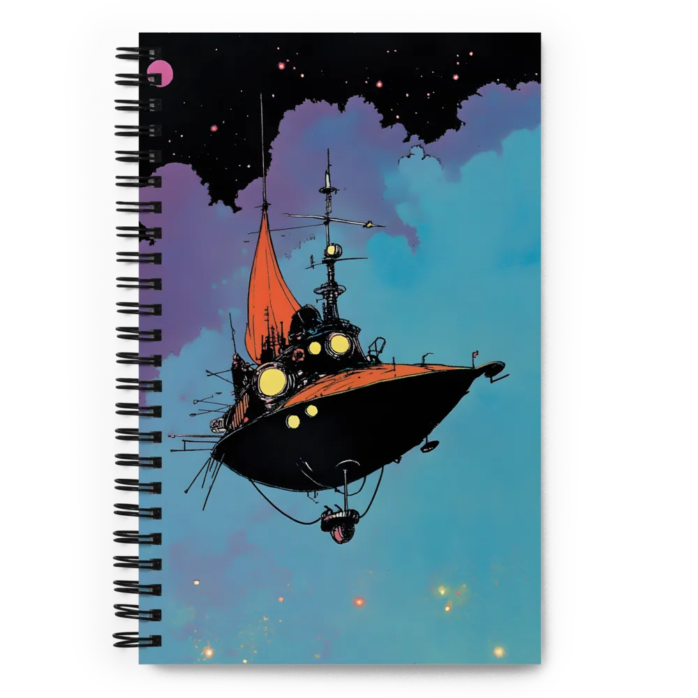 Cosmic Voyage | Spiral Notebook