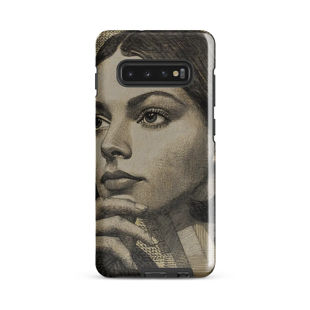 Contemplative Reflection | Phone Case |  S10 Plus | Tough Case | Glossy