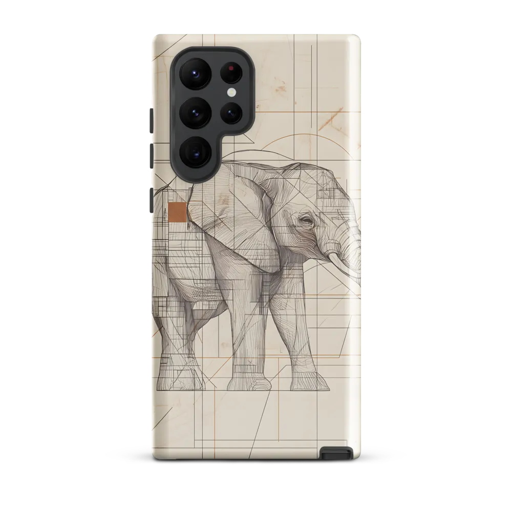 Geometric Elegance: The Steel Elephant
