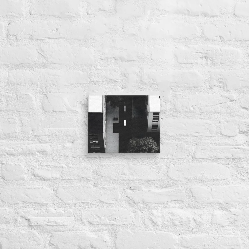 Urban Serenity from Above | Canvas | 8″×10″