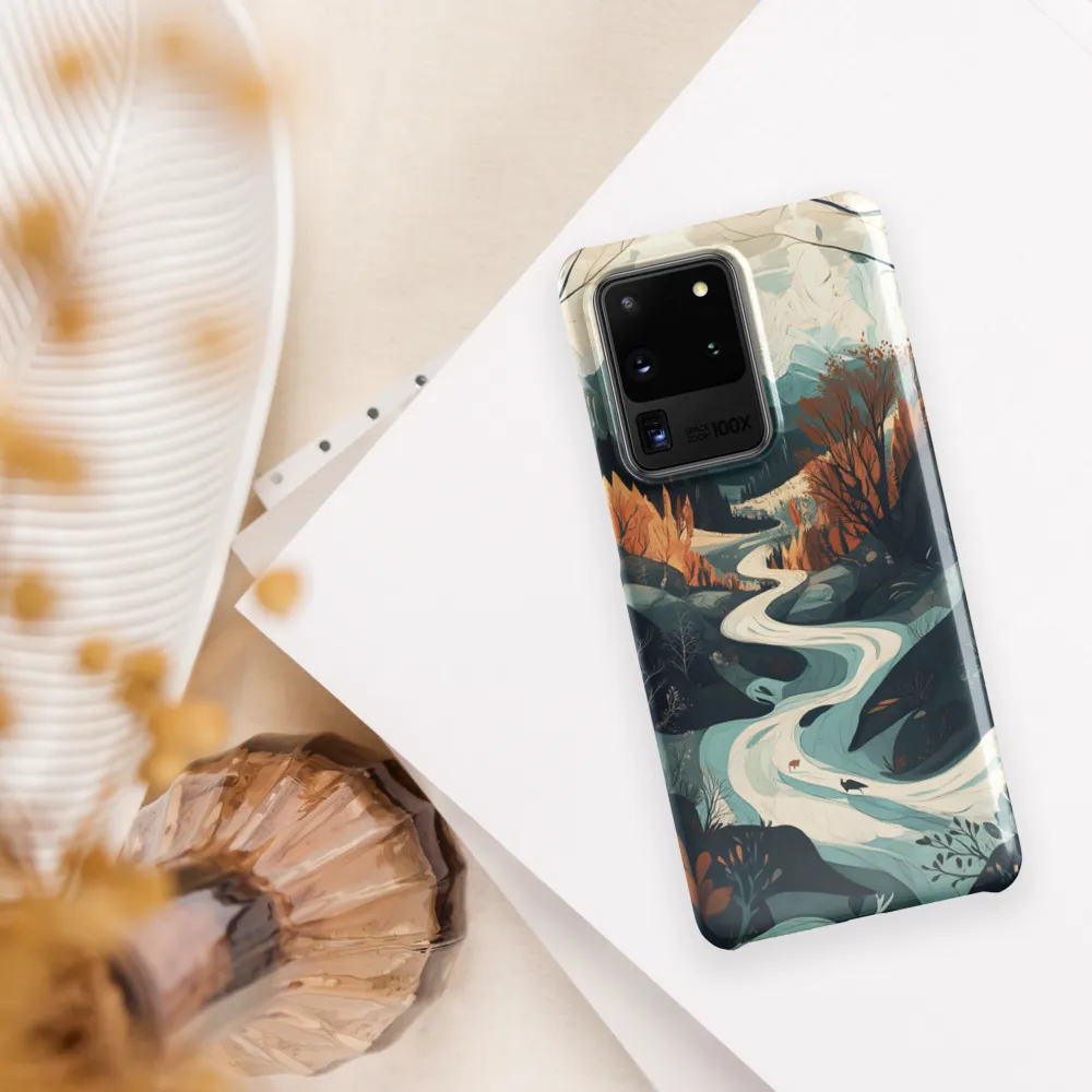 Winding Serenity: A Digital Landscape