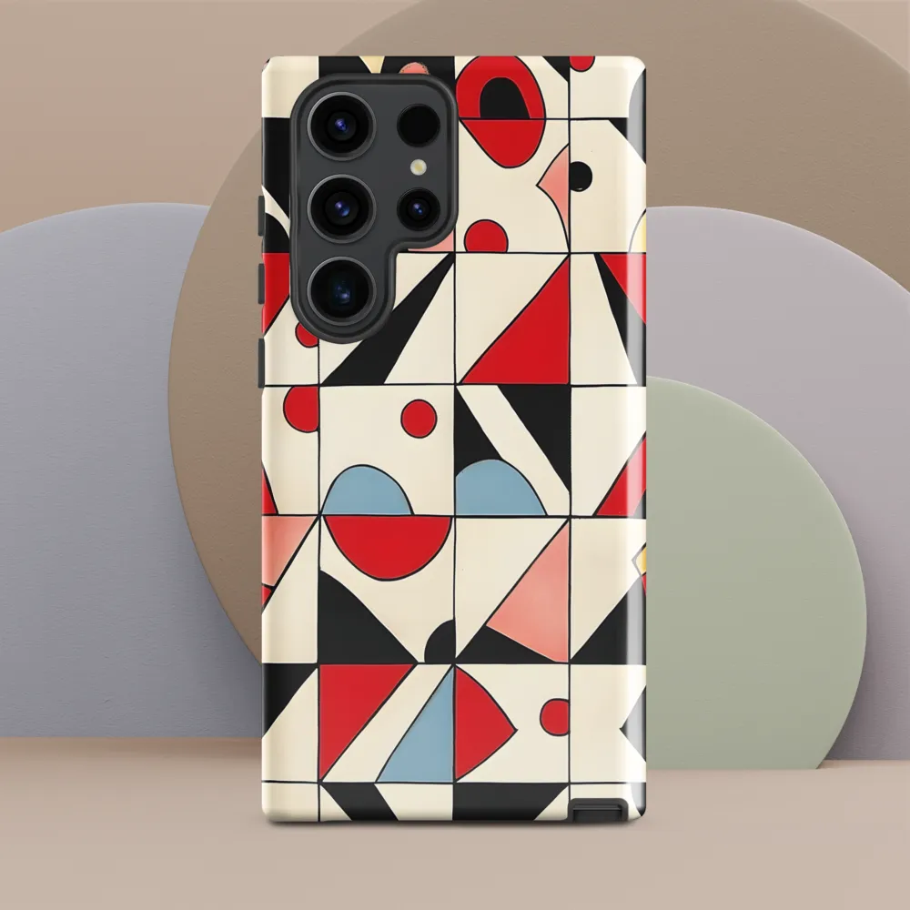 Dynamic Geometric Harmony | Phone Case |  S23 Ultra | Tough Case | Glossy