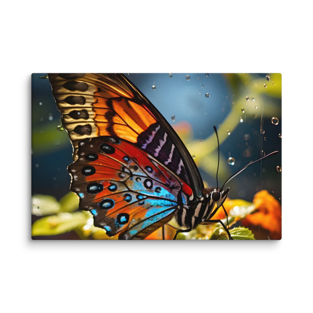Dance of Colors: The Butterfly's Elegance | Canvas | 12″×18″