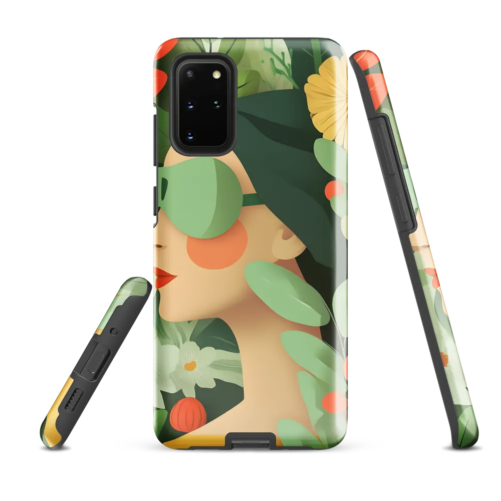 Nature's Serenity: A Modern Portrait | Phone Case |  S20 Plus | Tough Case | Glossy