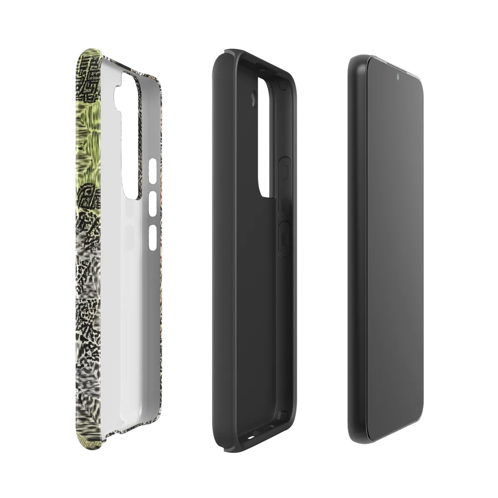 Elegance in Abstract Patterns | Phone Case |  S22 | Tough Case | Matte