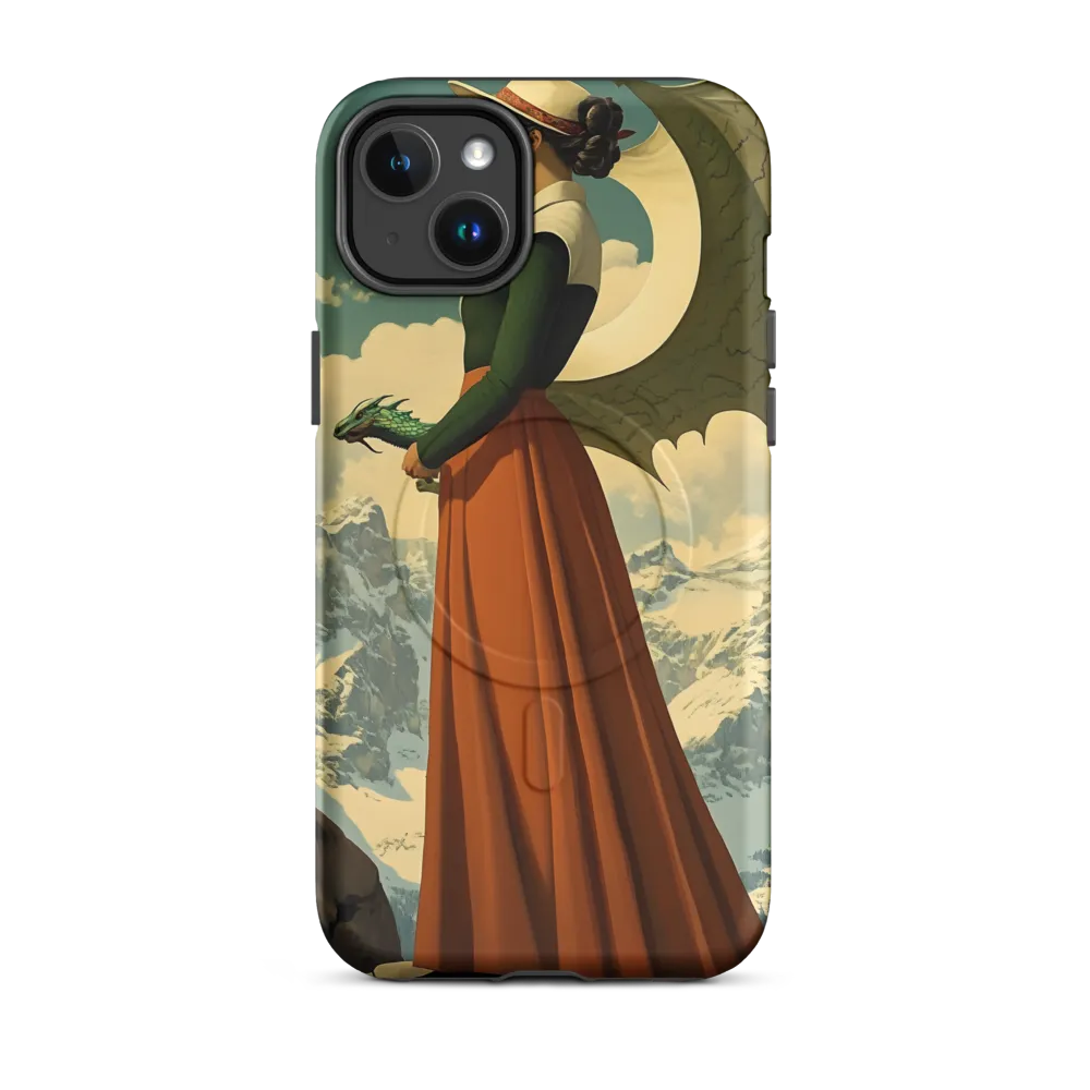 Mystic Harmony: The Dragon Keeper | Phone Case |  14 Plus | MagSafe® Tough Case | Matte