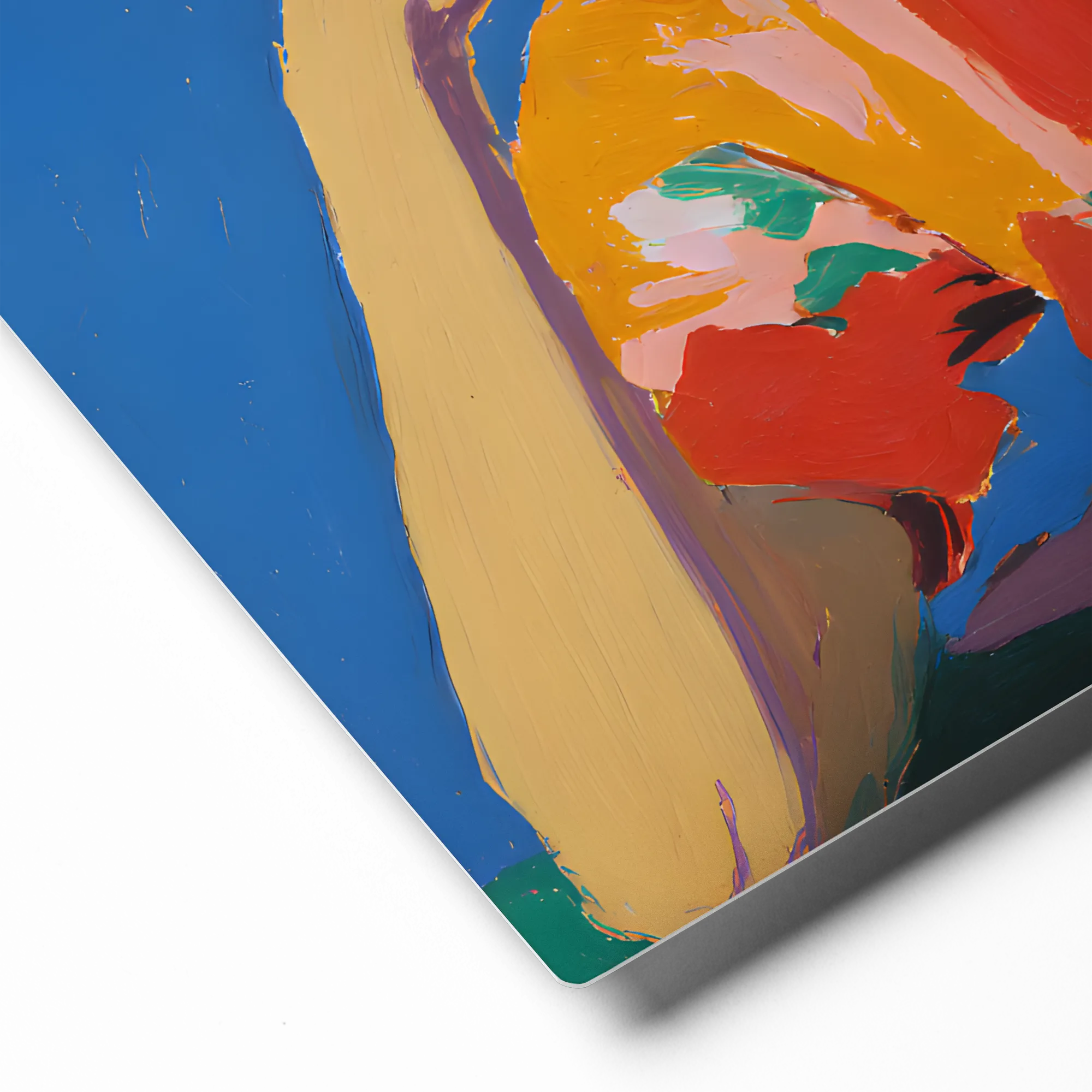 Woman in Sunglasses 
 Metal Print | 12″x 12″