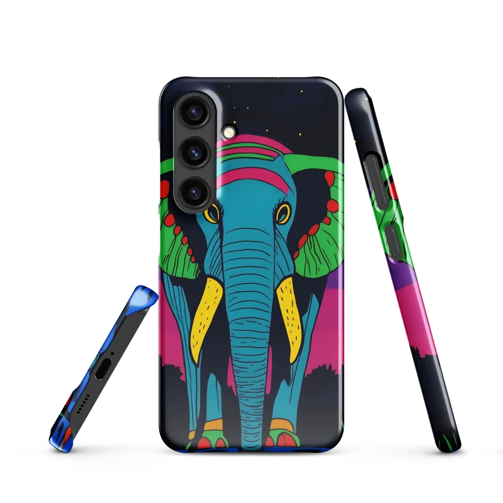 Whimsical Majesty: The Vibrant Elephant