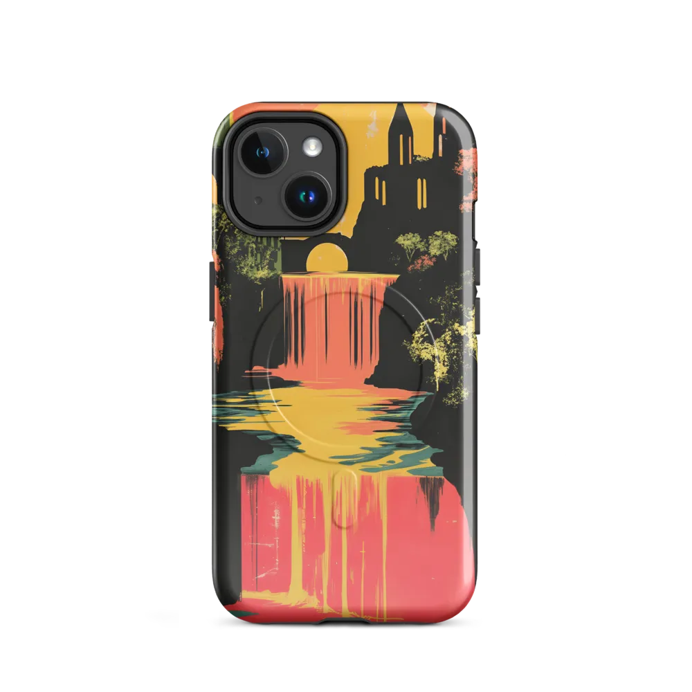 Elysian Echoes: A Surreal Reflections | Phone Case |  14 | MagSafe® Tough Case | Glossy