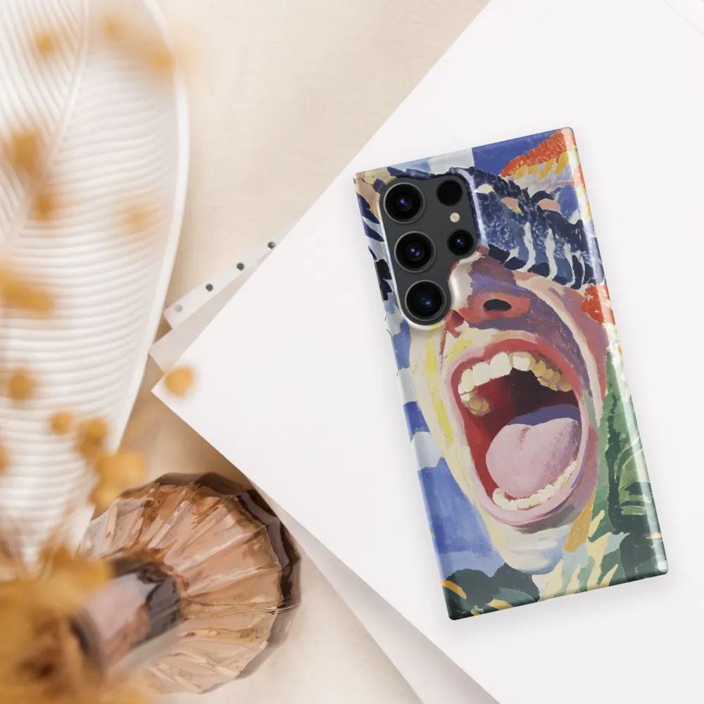 The Echo of Anguish | Phone Case |  S23 Ultra | Snap Case | Glossy