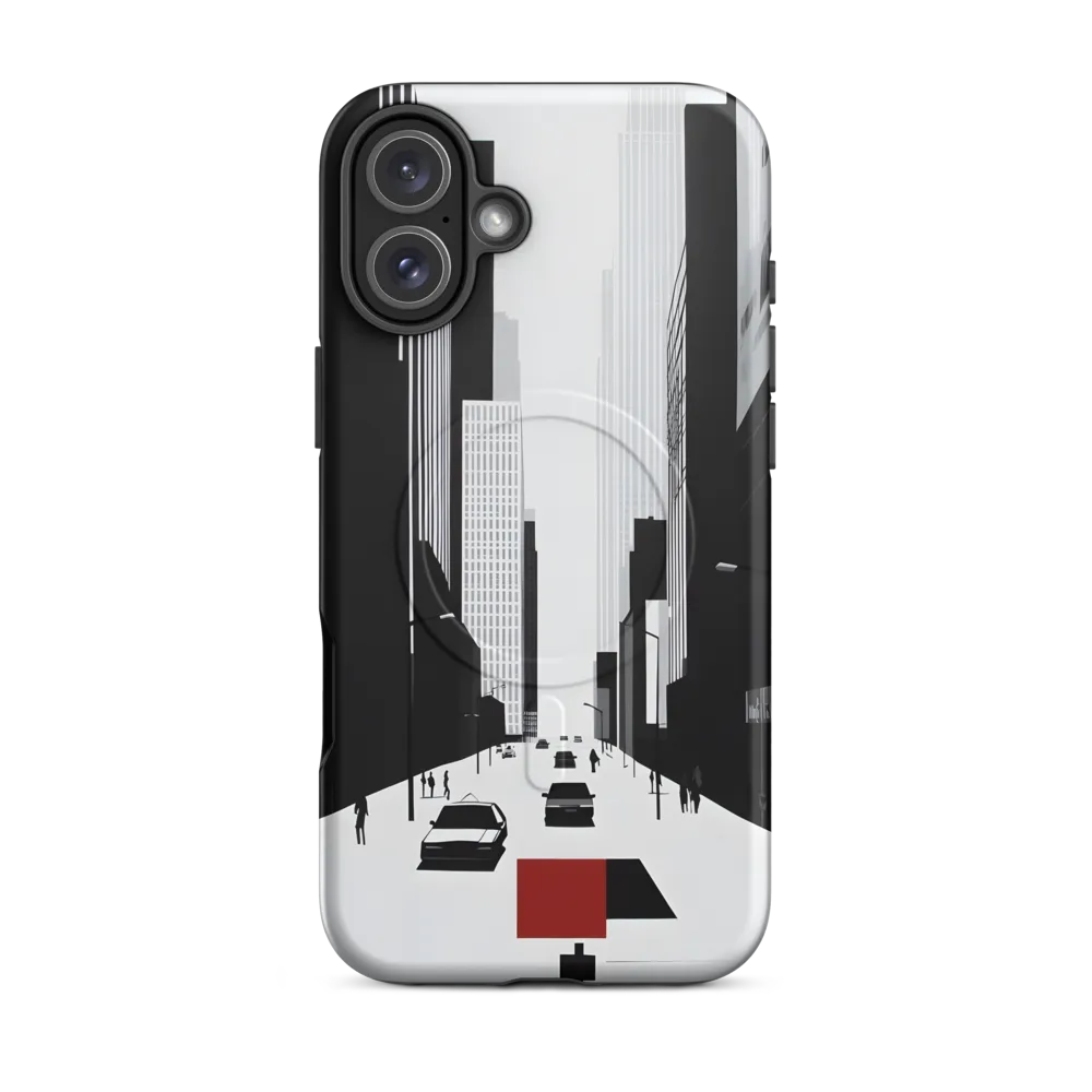 Urban Solitude: A Minimalistic Cityscape