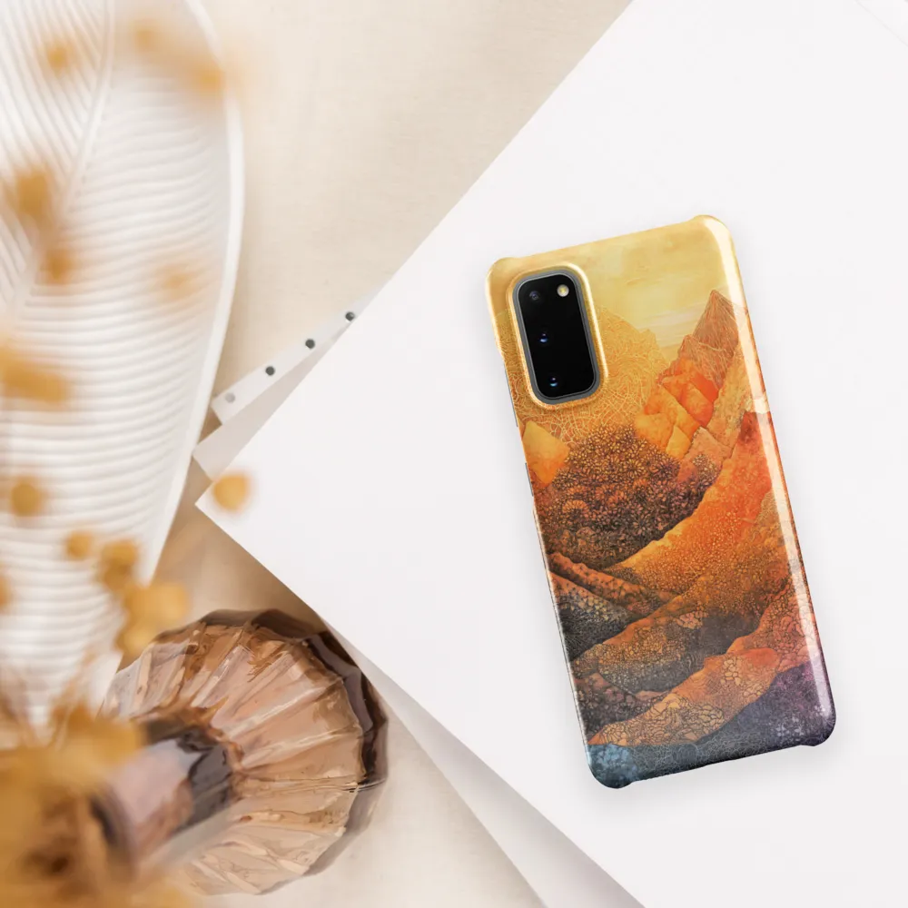 Serene Peaks of Color