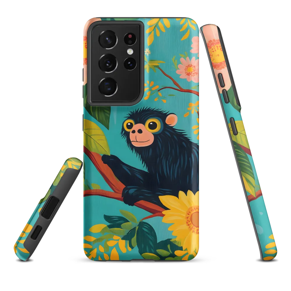 Joyful Encounter in a Floral Paradise