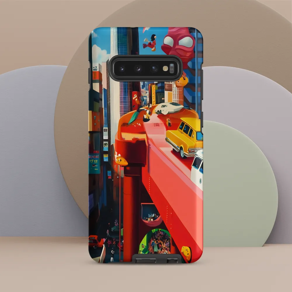 Urban Whimsy: A Colorful Cityscape