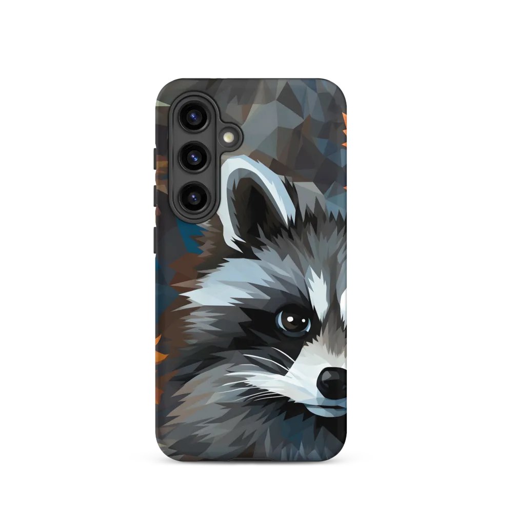 Whispers of Autumn: The Raccoon's Gaze