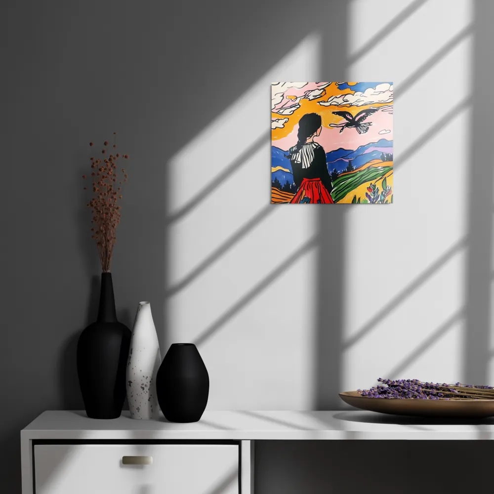 A Journey into Freedom | Metal Print | 12″×12″