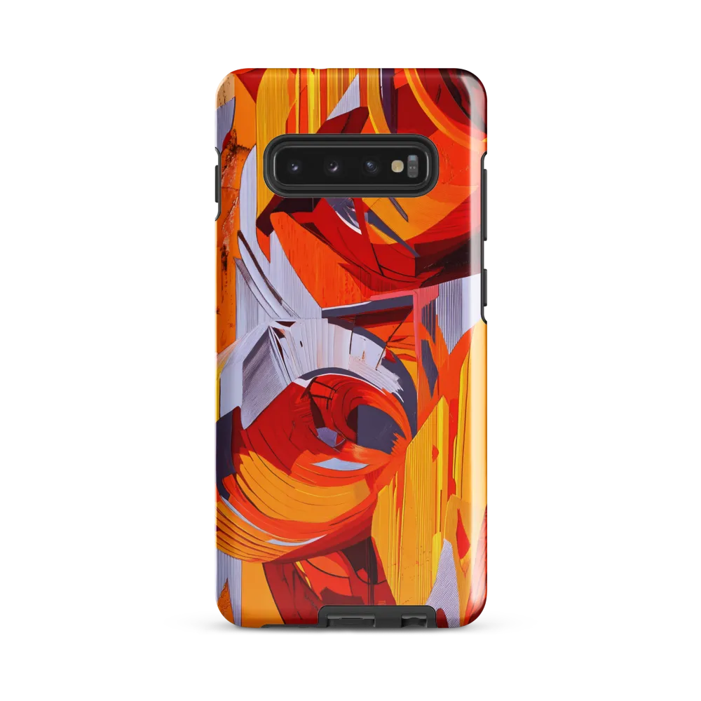 Dynamic Geometric Harmony | Phone Case |  S10 Plus | Tough Case | Glossy