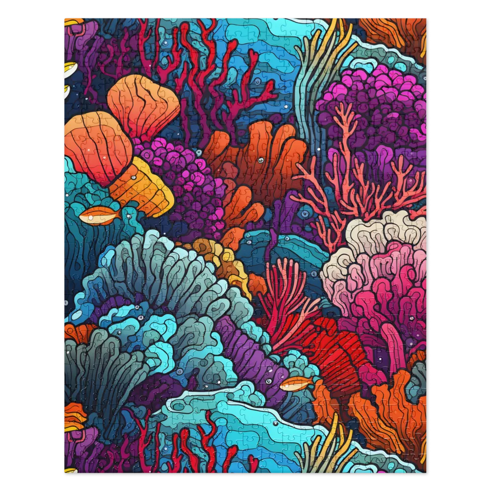 Vibrant Underwater Symphony | Jigsaw Puzzle | 520 pieces