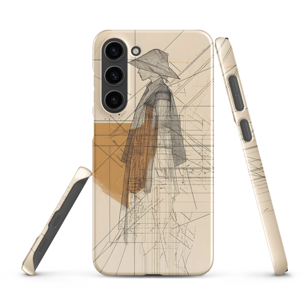Abstract Profile: A Minimalist Exploration | Phone Case |  S23 Plus | Snap Case | Glossy