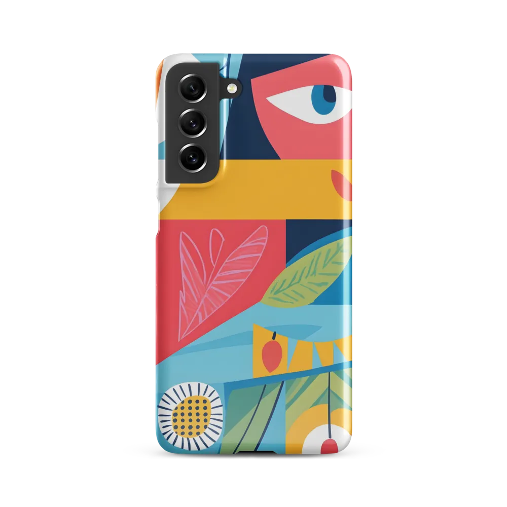Vibrant Geometric Visage
