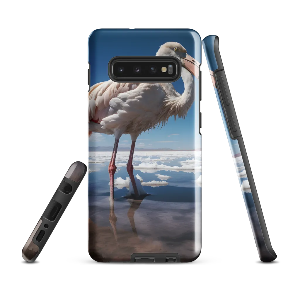 Graceful Solitude of a Flamingo | Phone Case |  S10 Plus | Tough Case | Glossy