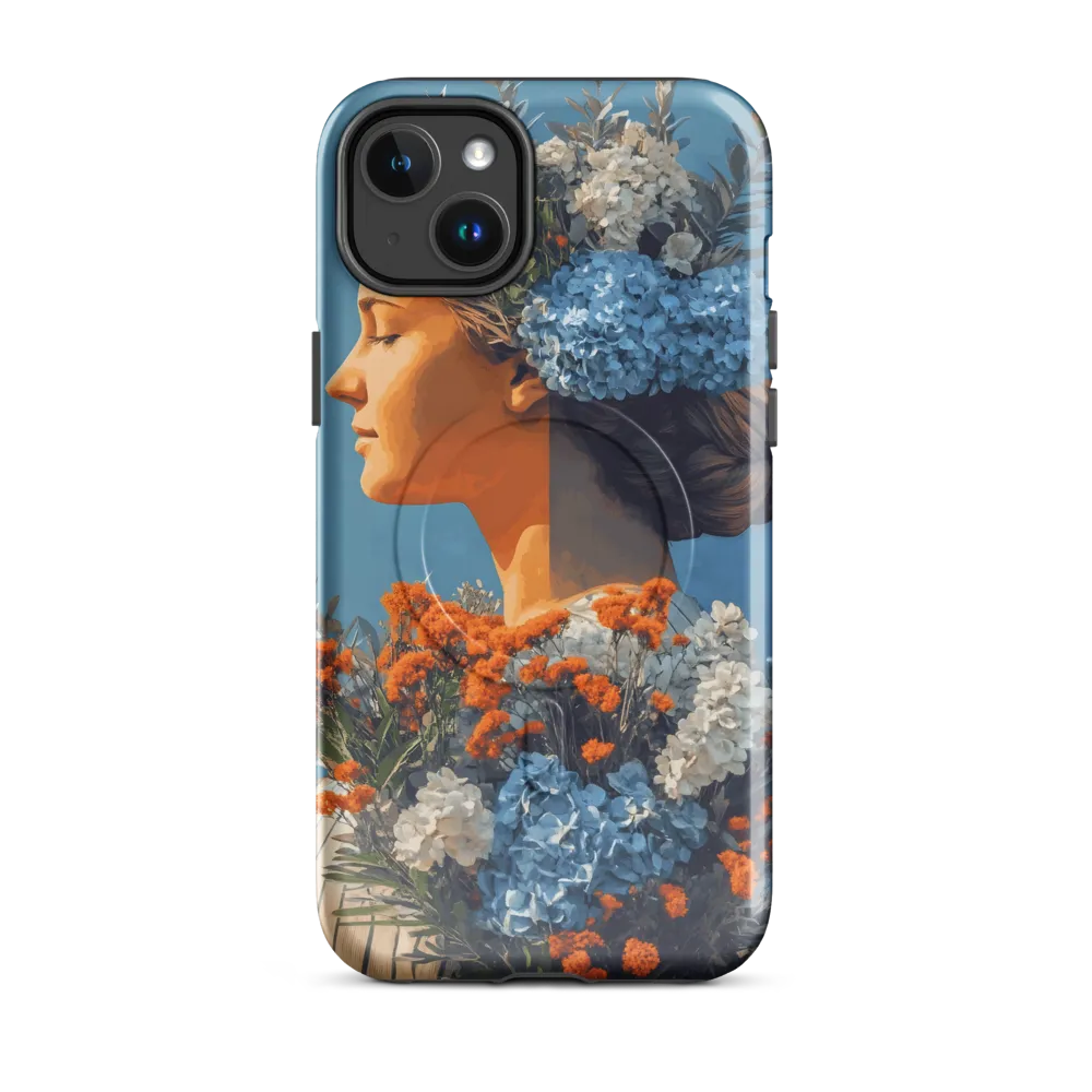 Floral Reverie: A Portrait of Serenity