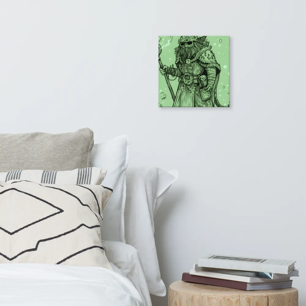 The Enigmatic Wizard | Canvas | 12″×12″