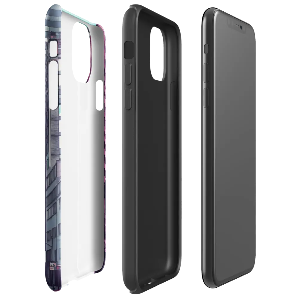 Urban Vibes: A Modern Cityscape | Phone Case |  11 Pro Max | Tough Case | Glossy