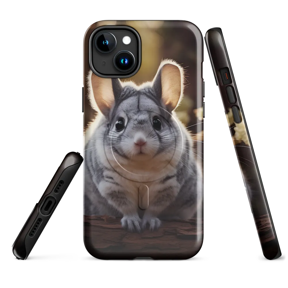 Curious Chinchilla in the Forest