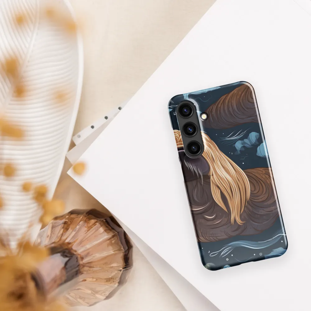 Whimsical Walruses in Deep Blue