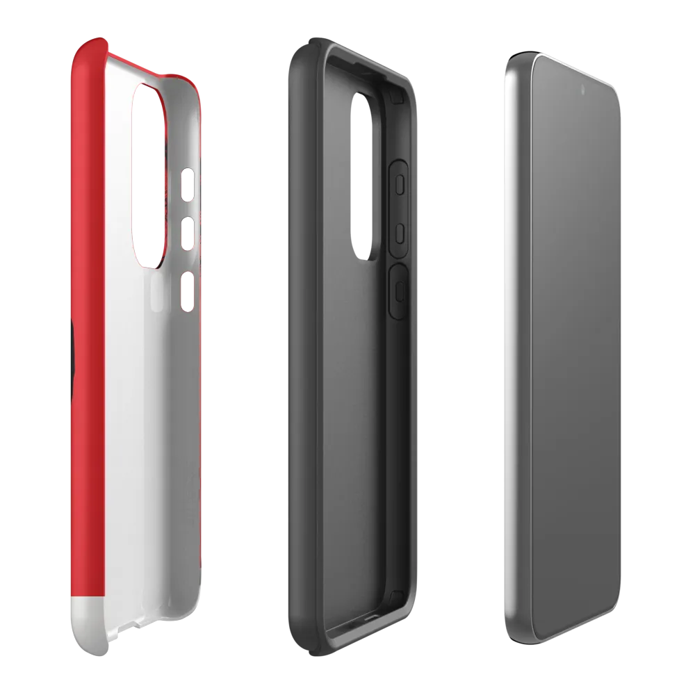 Contemplation in Red | Phone Case |  S23 Plus | Tough Case | Matte