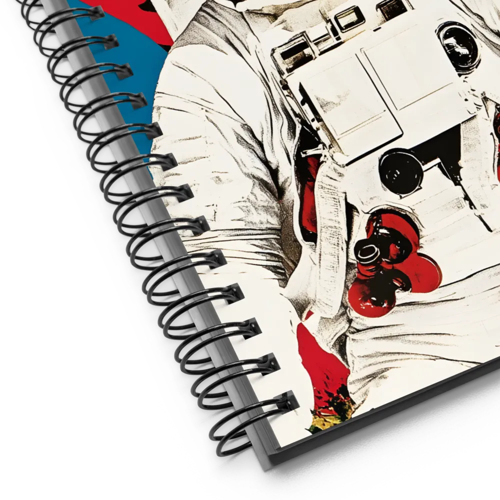 Cosmic Exploration: The Astronaut's Journey | Spiral Notebook