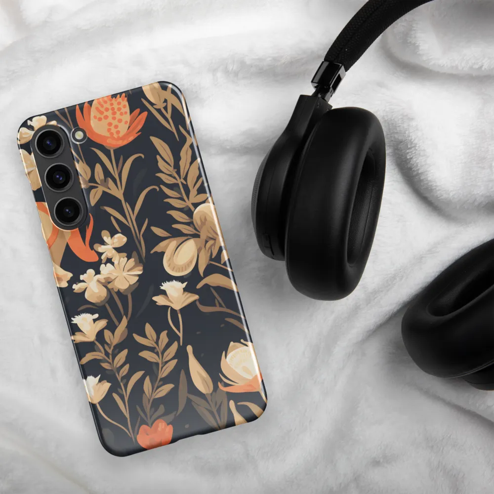 Floral Harmony: A Dance in the Dark