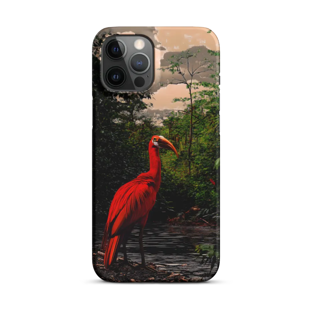 Enigmatic Elegance: The Scarlet Observer