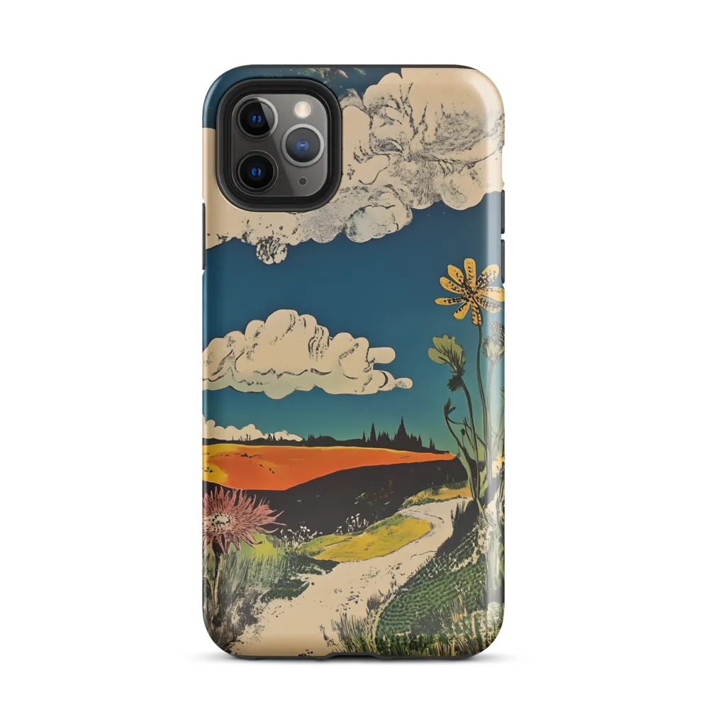 Surreal Blooming Landscape | Phone Case |  11 Pro Max | Tough Case | Glossy