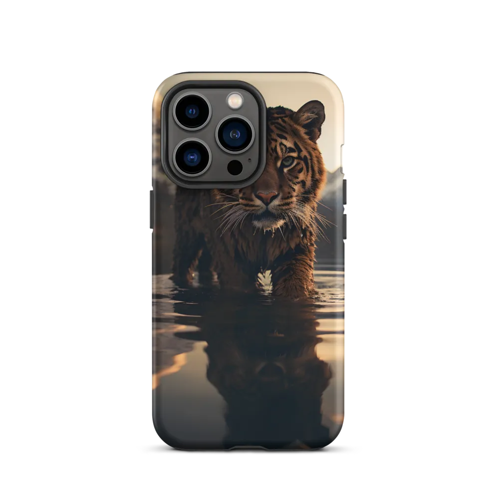 Majestic Reflection: The Tiger's Domain