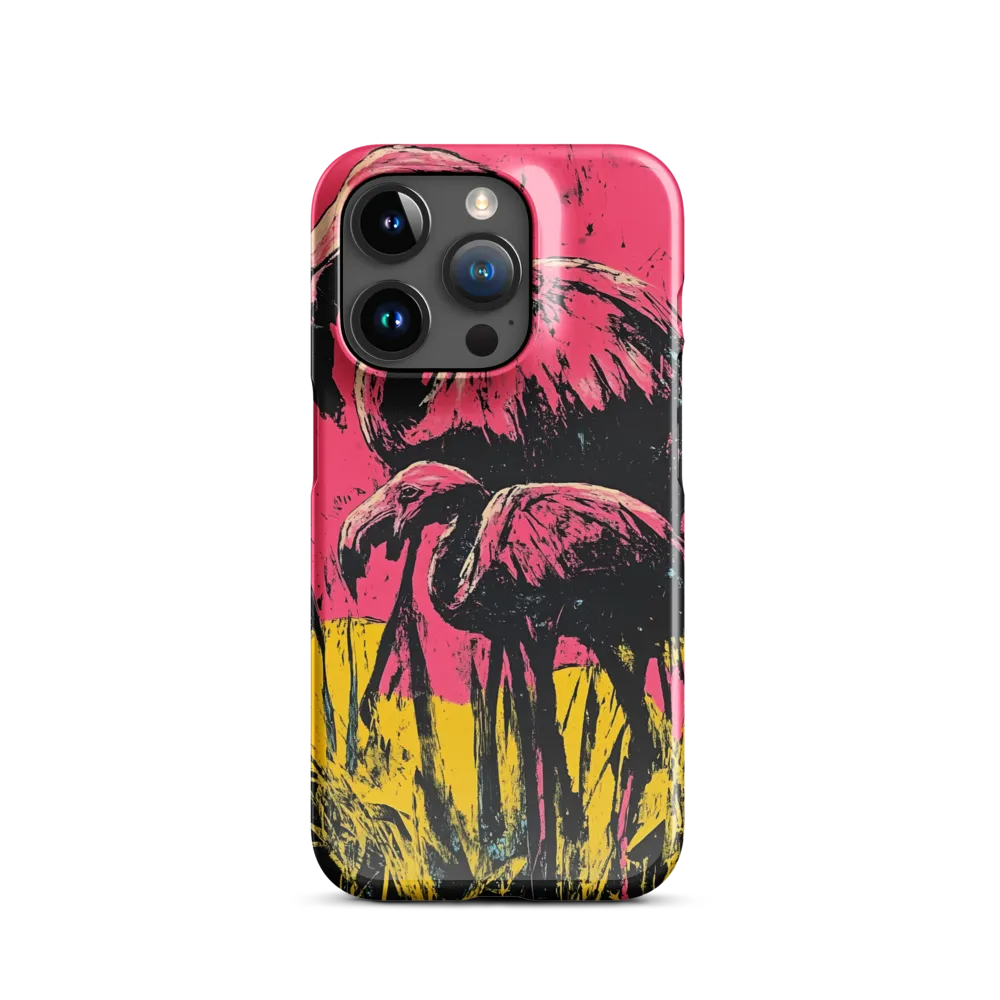 Flamingo Duet: A Pop Art Expression