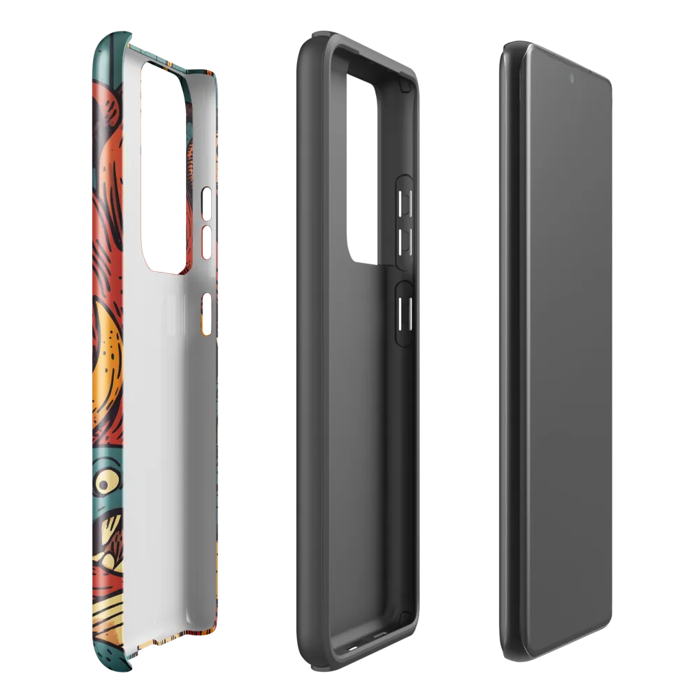 Whimsical Gathering of Creatures | Phone Case |  S21 Ultra | Tough Case | Glossy