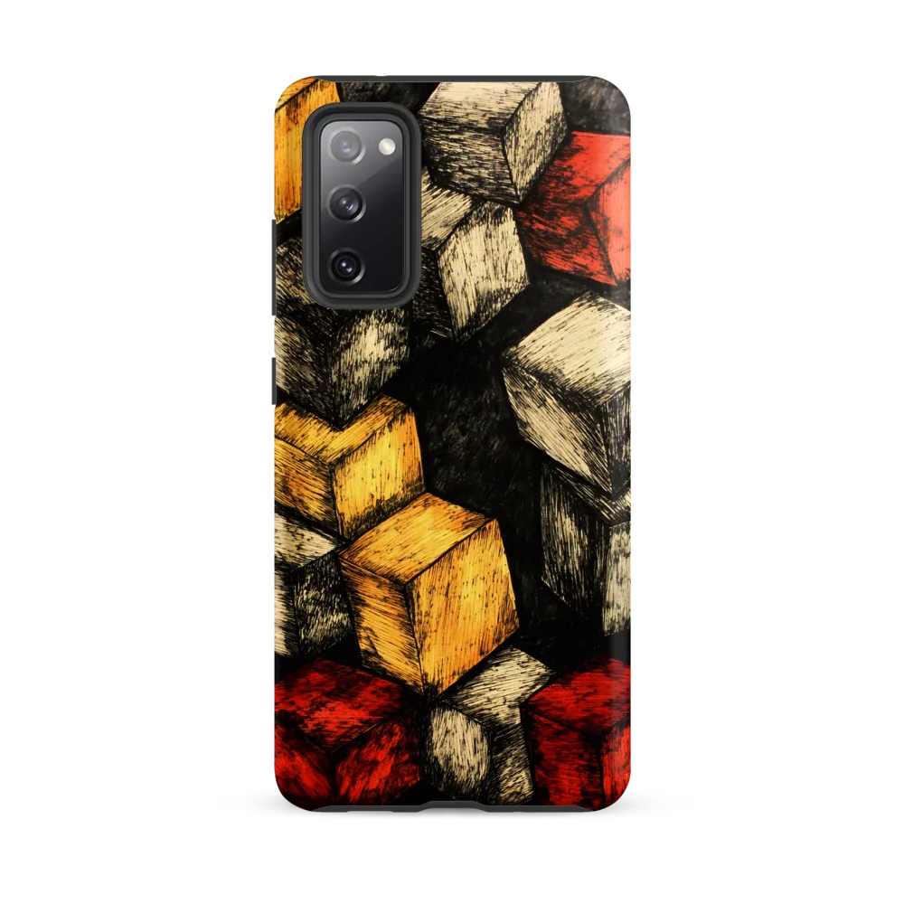 Dynamic Cubes: An Exploration in Color and Form | Phone Case |  S20 FE | Tough Case | Matte