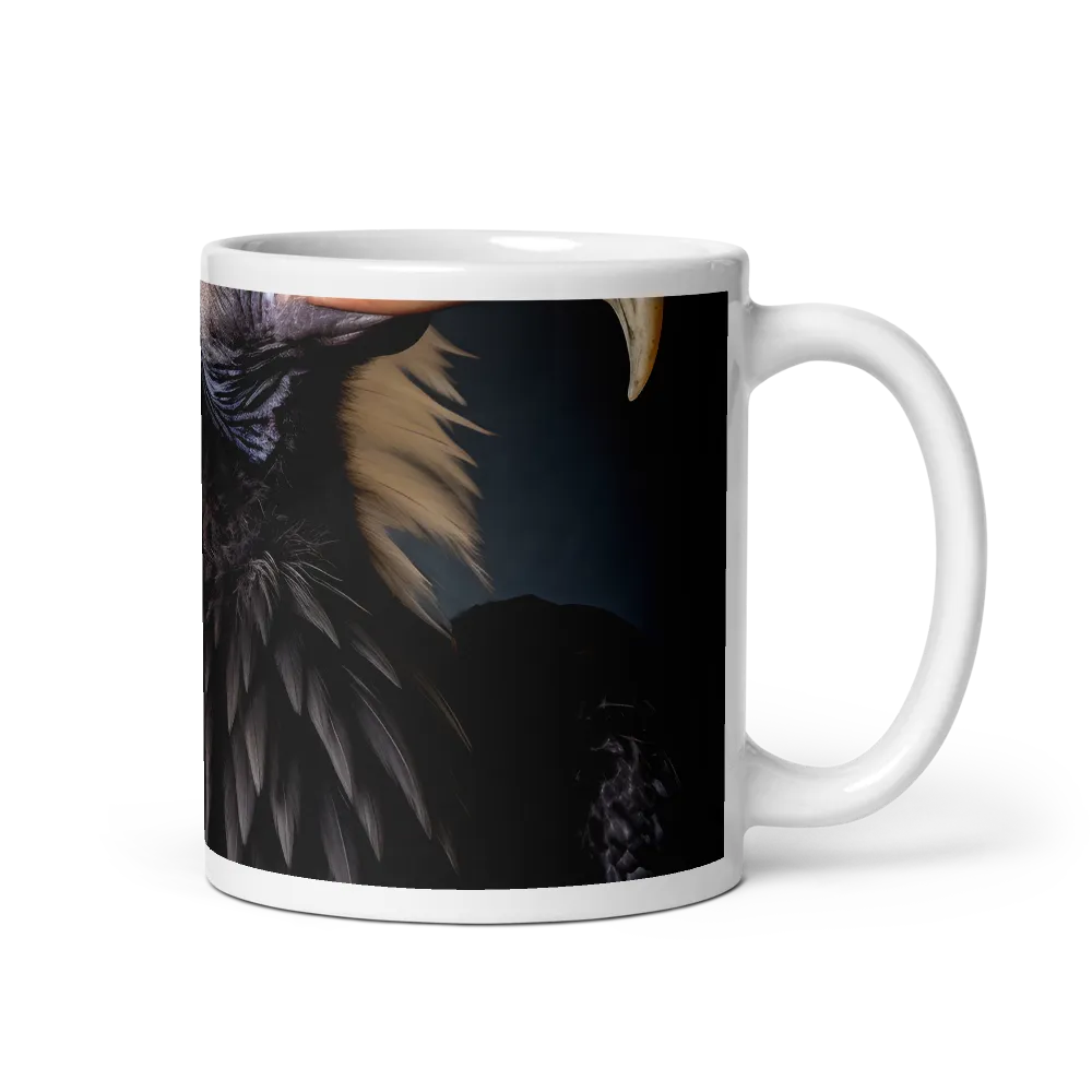 Majestic Vulture Portrait | Mug with White inside | 11 oz