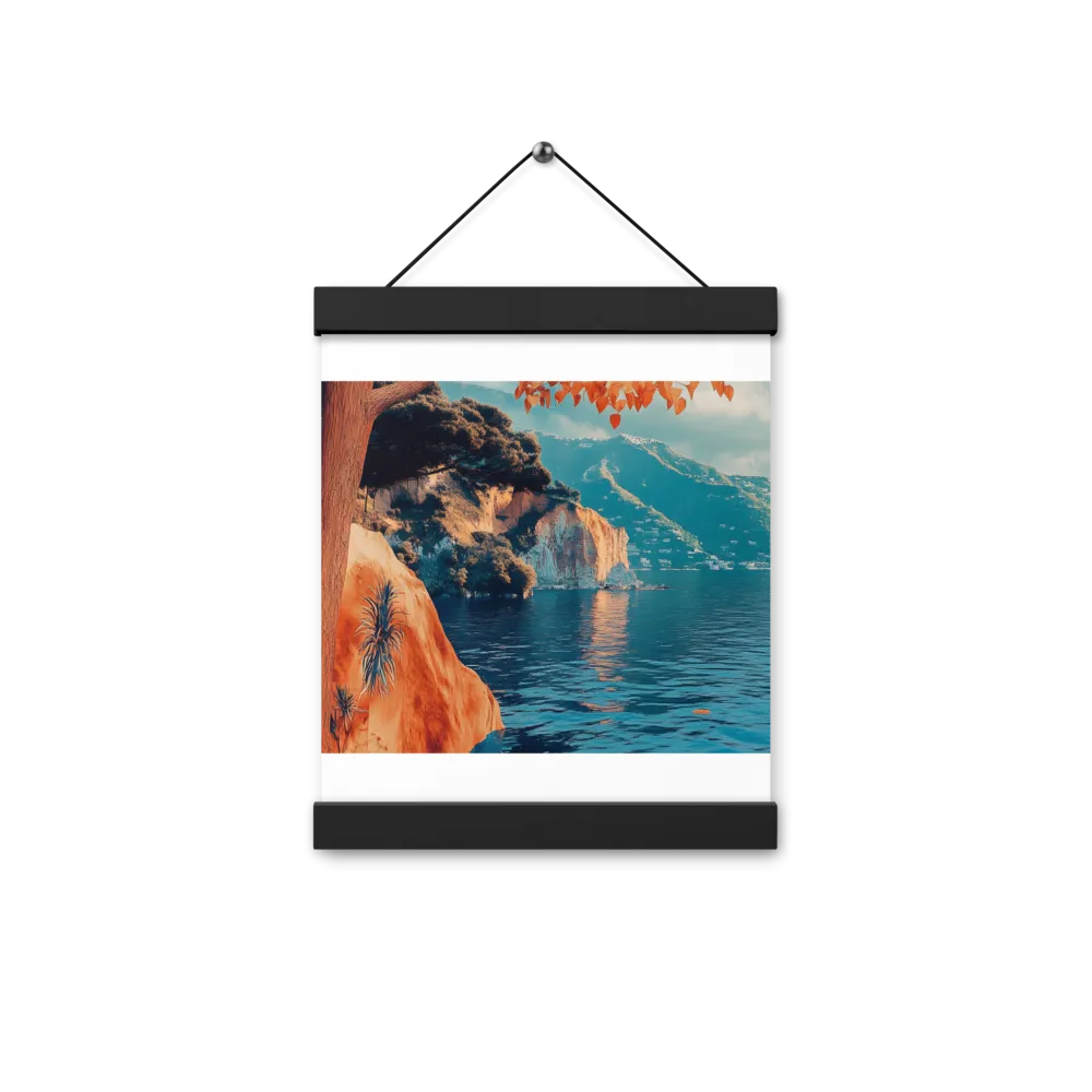 Elysian Waterscape | Poster With Black Wood Hanger | 8″×10″