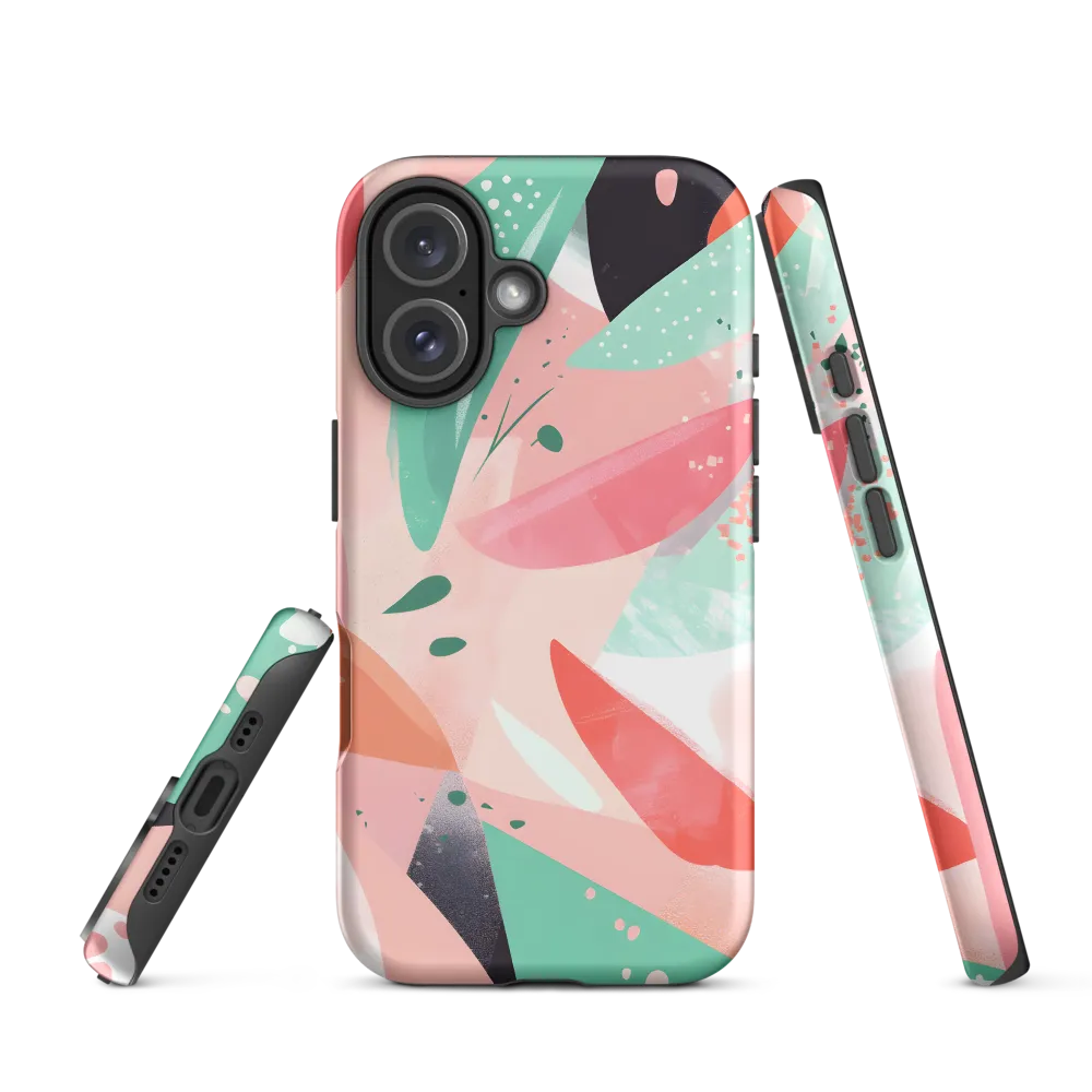 Whimsical Harmony: An Abstract Encounter | Phone Case